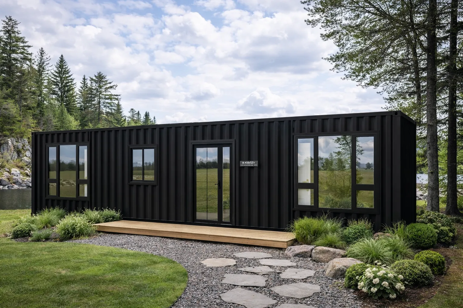 Maison Conteneur 40' (1 Chambre) — Location saisonnière — Outaouais, QC