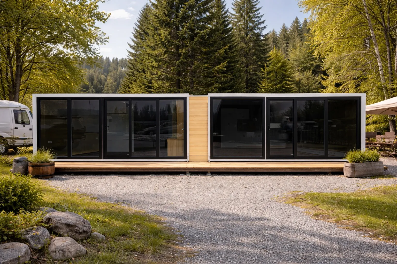 Maison Conteneur Extensible 40' — Résidence principale — Lac-Saint-Jean, QC